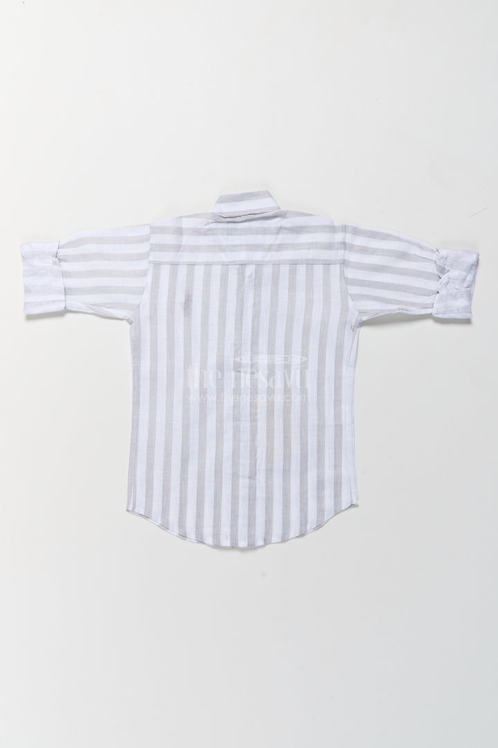 Boys Shirt for Kids in Blue with an Occasion Ready Finish