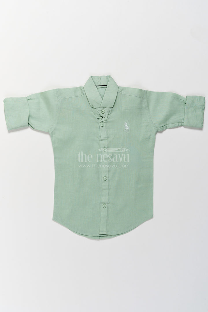 Boys Cotton Shirt in Multicolor for Ceremony Dressing