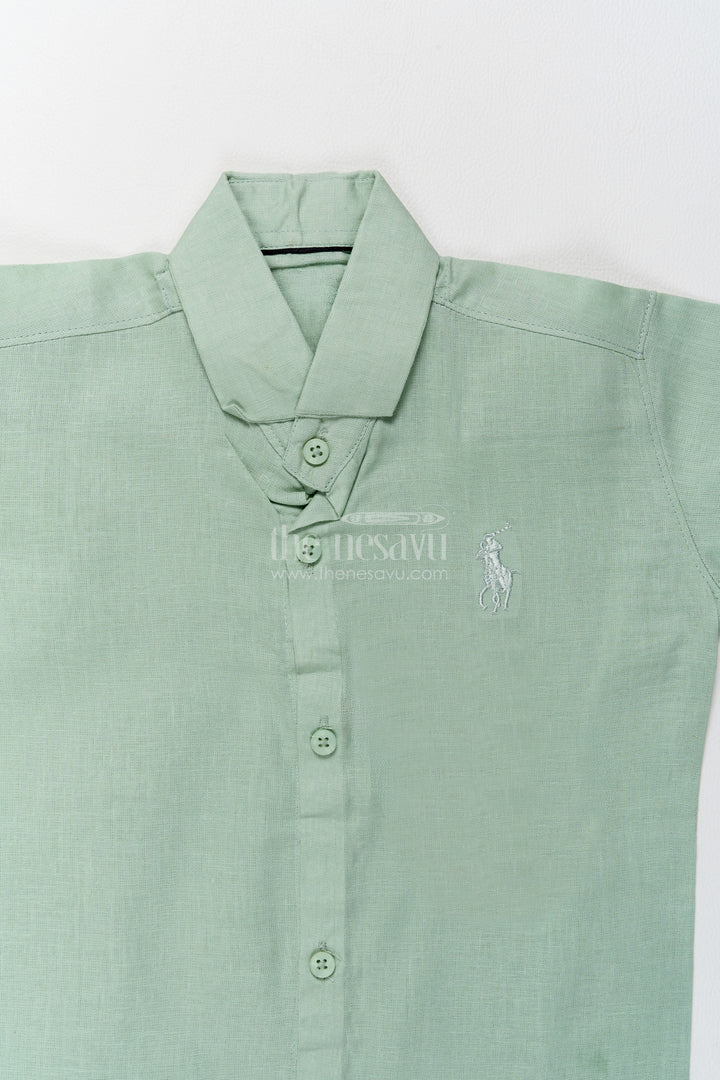 Boys Cotton Shirt in Multicolor for Ceremony Dressing