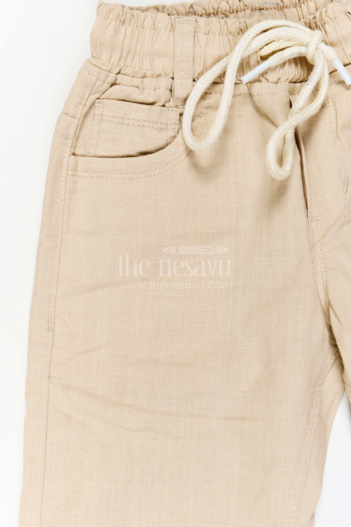 Boys Drawstring Pants for Family Outings Playtime and Daily Comfort