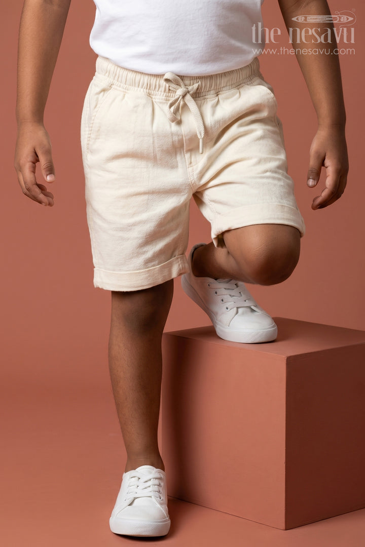 Boys Muslin Cotton Shorts for Summer Outings and Daily Play