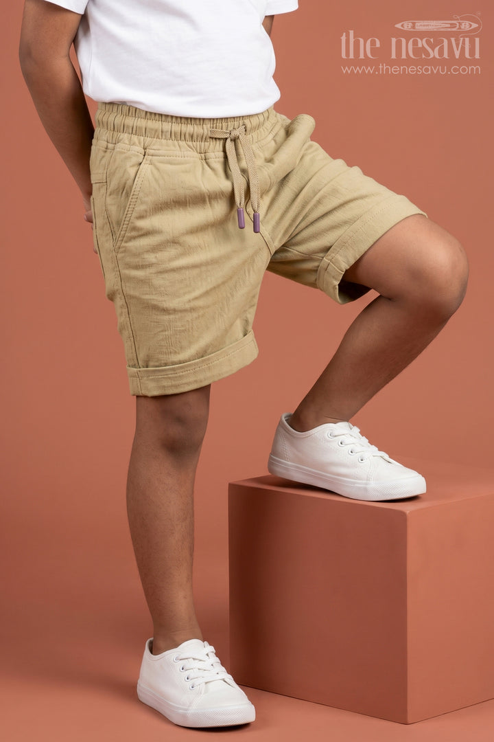 Boys Muslin Cotton Shorts for Comfortable Summer Playtime