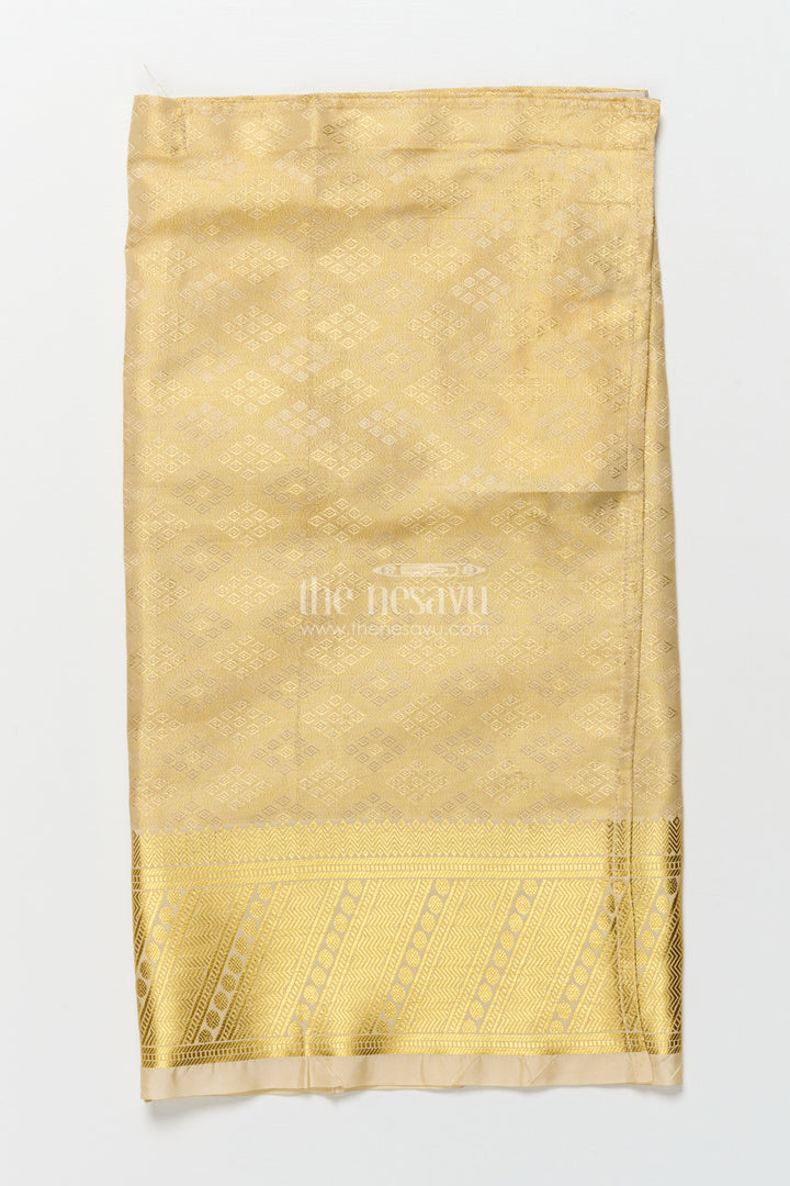 Boys Traditional Zari Vesti for Poojas and Cultural Events