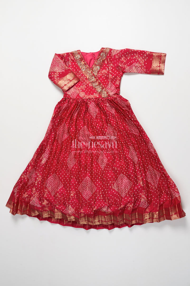 Girls Georgette Gown for Festive Weddings and Parties