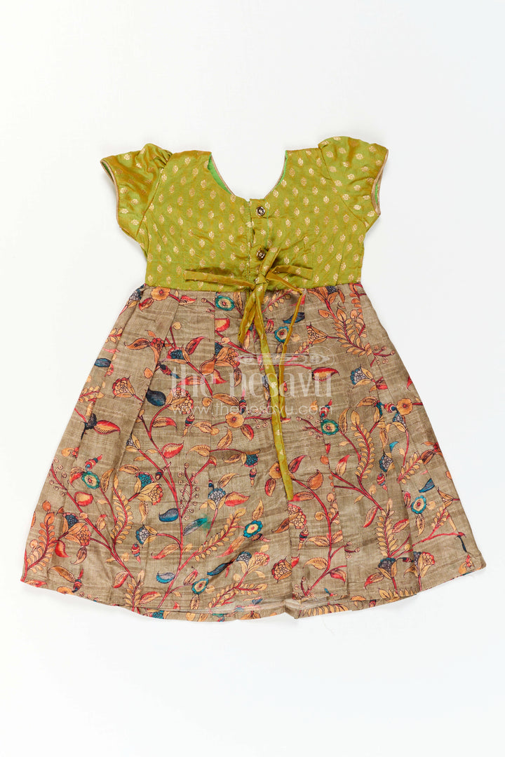 Girls Floral Party Gown for Festive Celebrations and Family Events