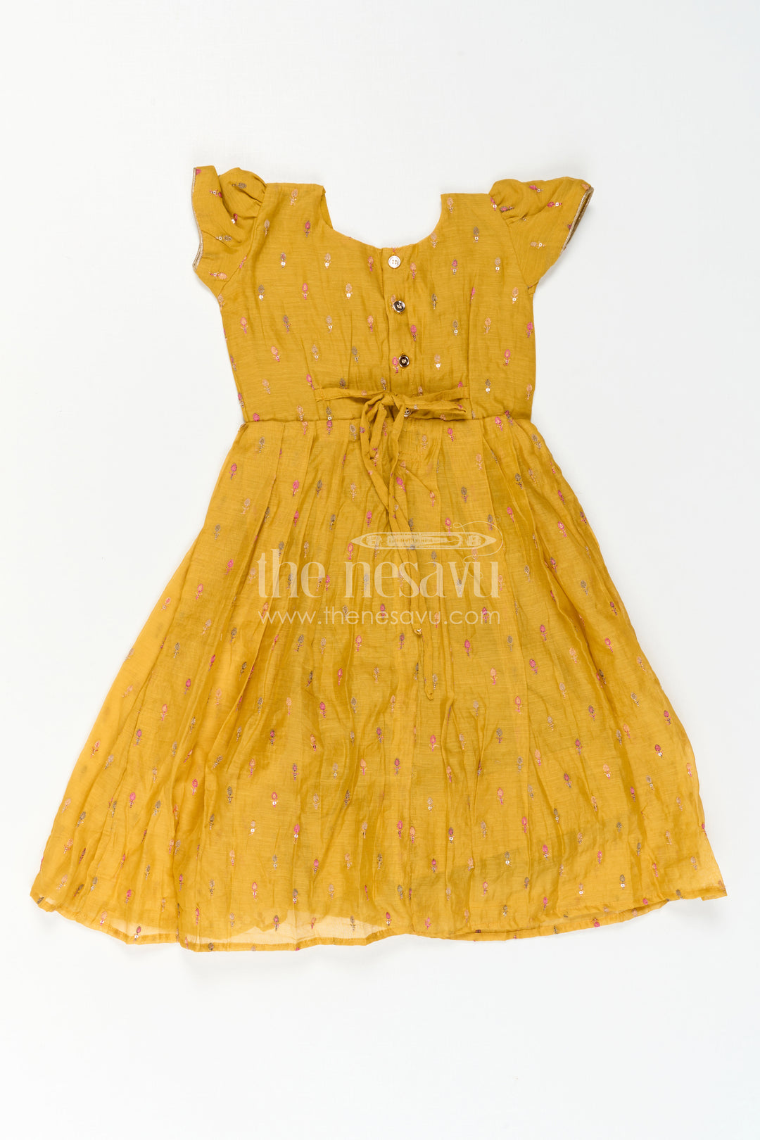 Girls Festive Cotton Dress for Traditional Outings and Celebrations