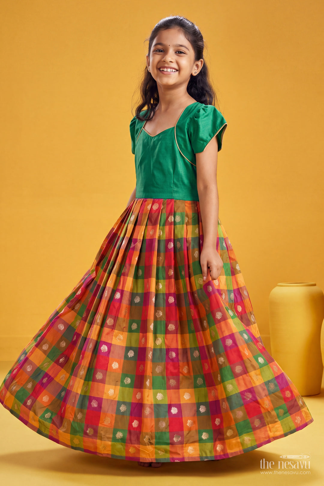 Girls Festive Gown for Cultural Program Days