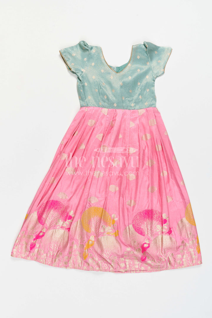 Girls Silk Gown for Birthdays and Grand Celebration Moments