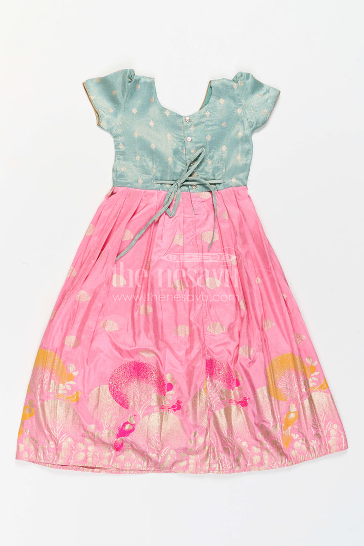 Girls Silk Gown for Birthdays and Grand Celebration Moments