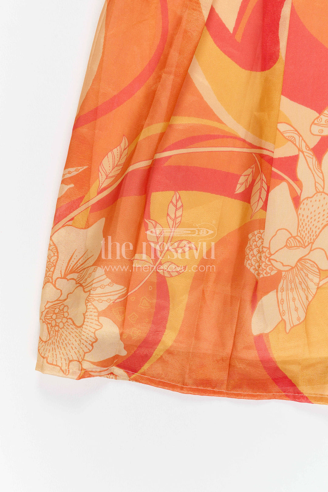 Girls Silk Gown for Festive Birthdays and Family Celebrations