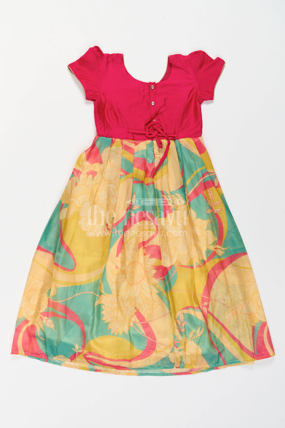 Girls Party Gown for Wedding Receptions and Festive Photos