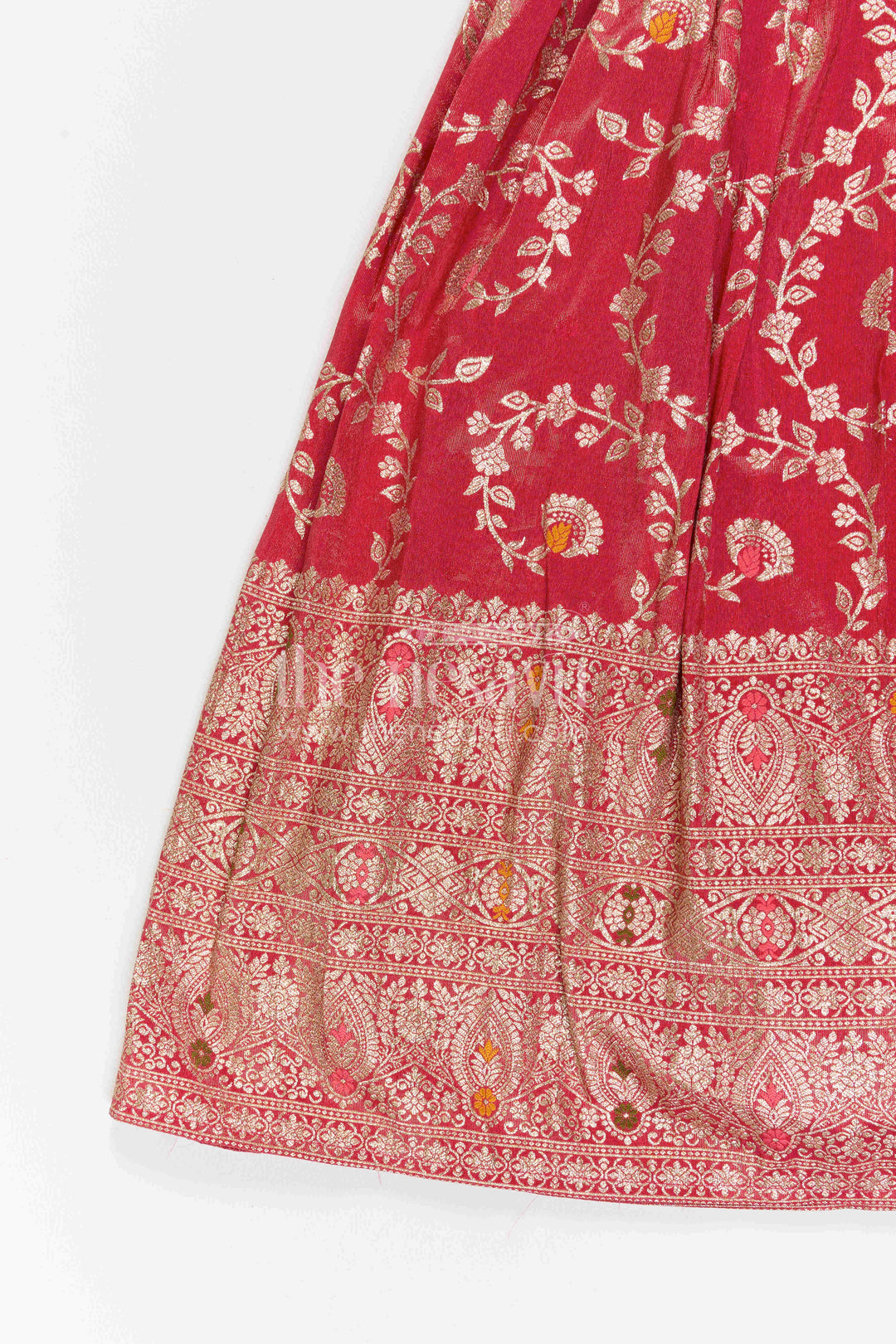 Girls Silk Gown for Cultural Events and Grand Festive Occasions