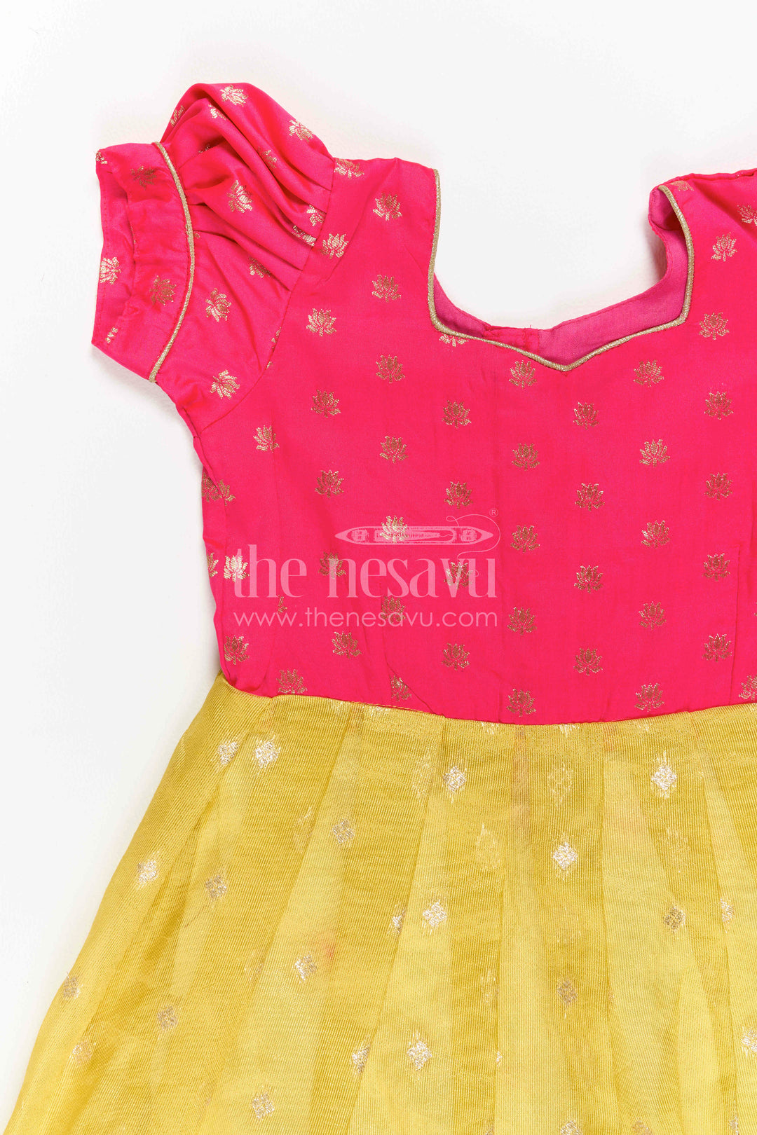 Girls Silk Gown for Birthday Parties and Magical Celebration Moments