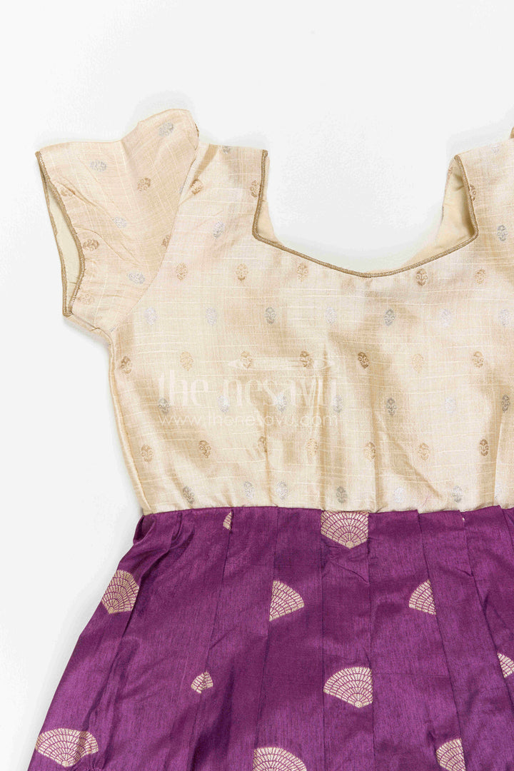 Girls Silk Gown for Wedding Receptions and Cultural Celebrations