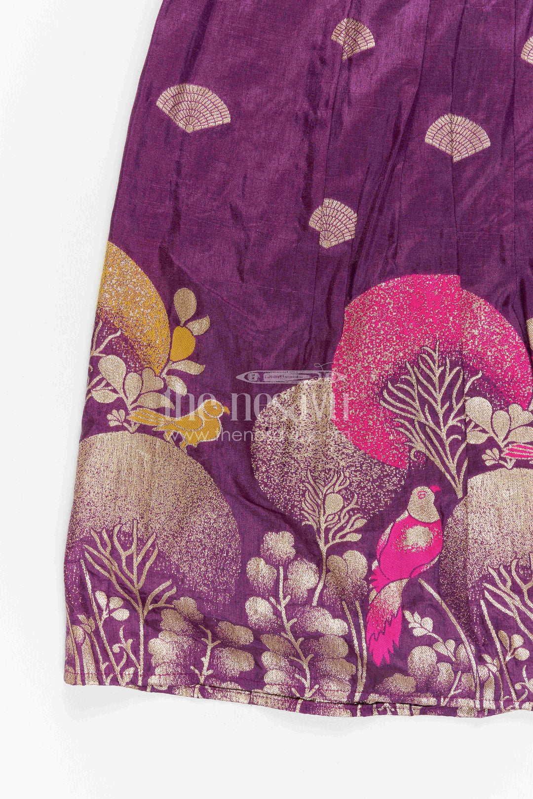 Girls Silk Gown for Wedding Receptions and Cultural Celebrations