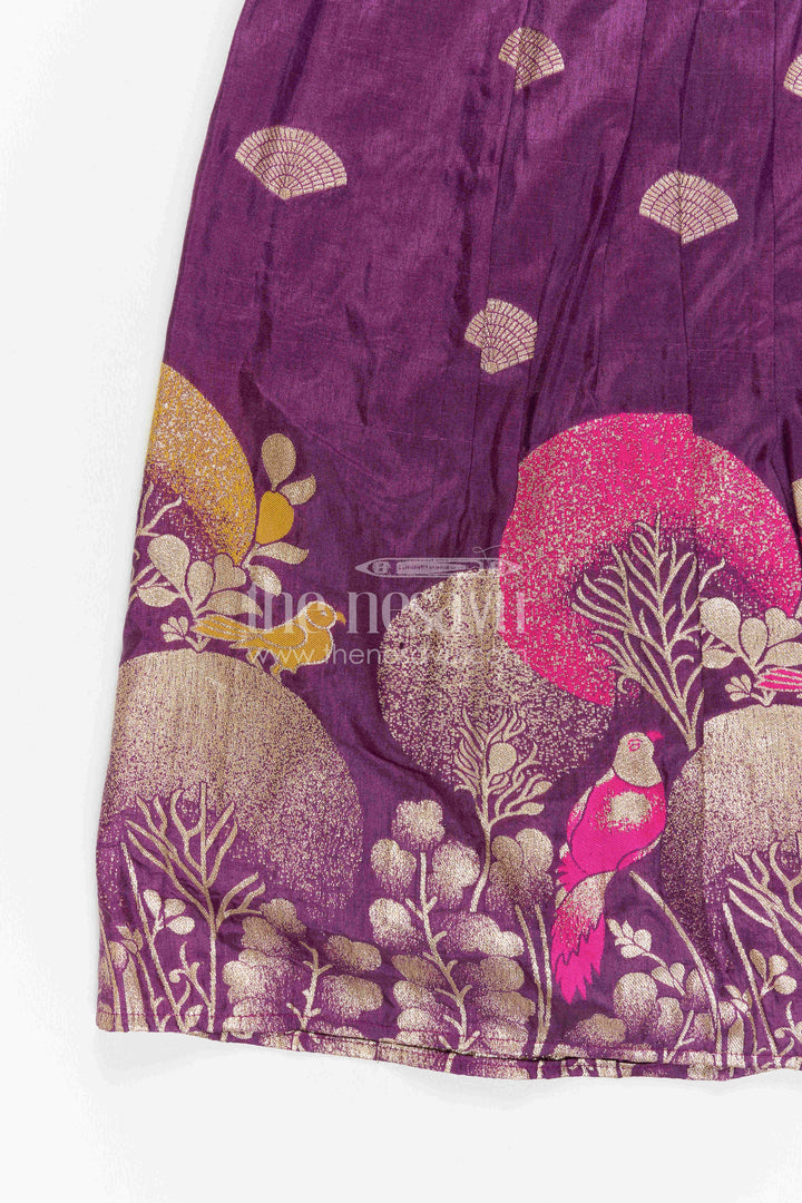 Girls Silk Gown for Wedding Receptions and Cultural Celebrations