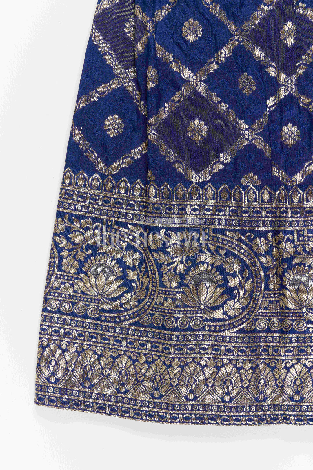 Kids Ethnic Silk Gown for Wedding Events and Celebrations