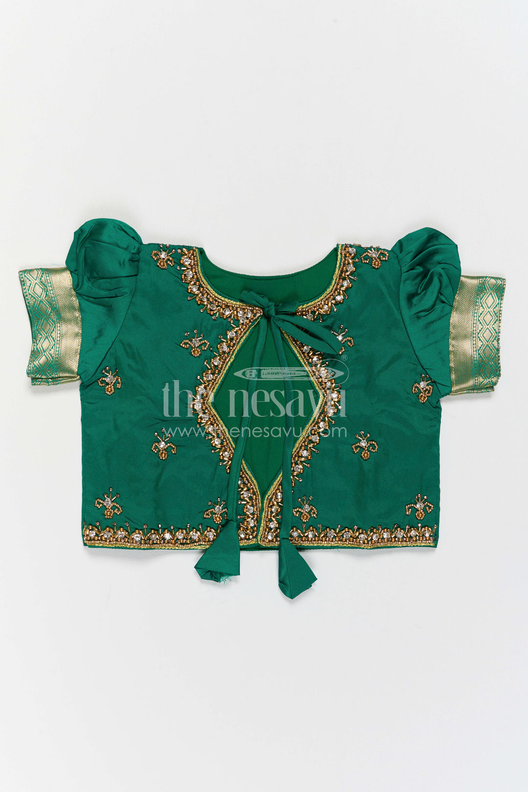 Girls Silk Gown for Festive Functions and Family Photoshoots