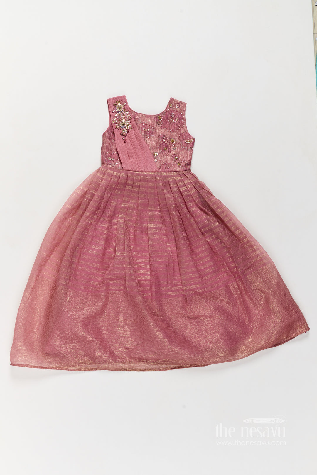 Party Wear Silk Gown with Sequin Work for Festive Occasions