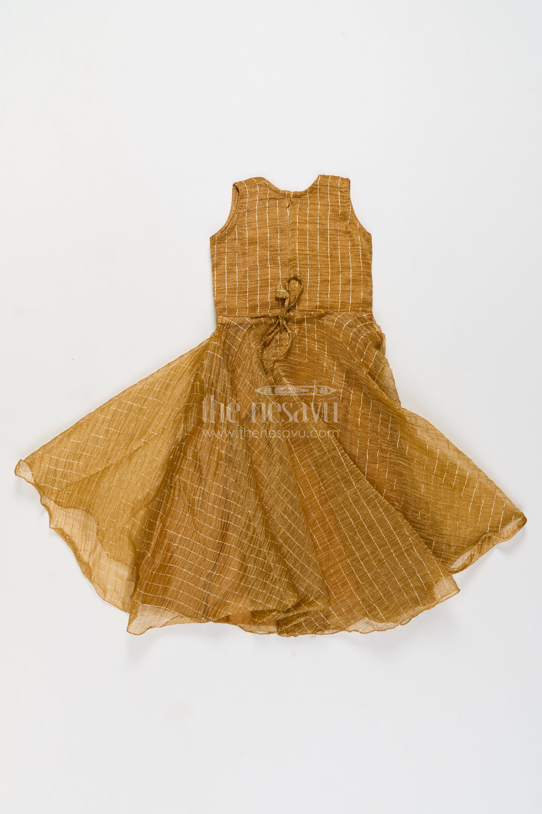 Party Wear Gown for Girls with Thread Embroidery for Festive Occasions