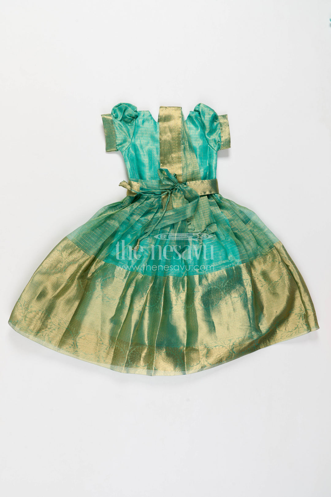 Ethnic Gown for Girls in Multicolor for Celebrations and Photos