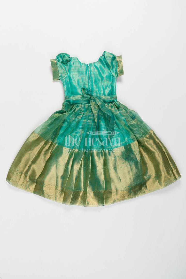Ethnic Gown for Girls in Multicolor for Celebrations and Photos