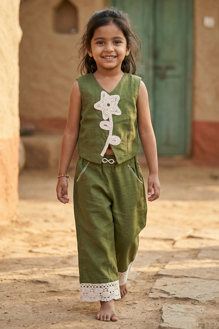 Girls Sharara Co Ord Set for Festive Functions and Celebrations