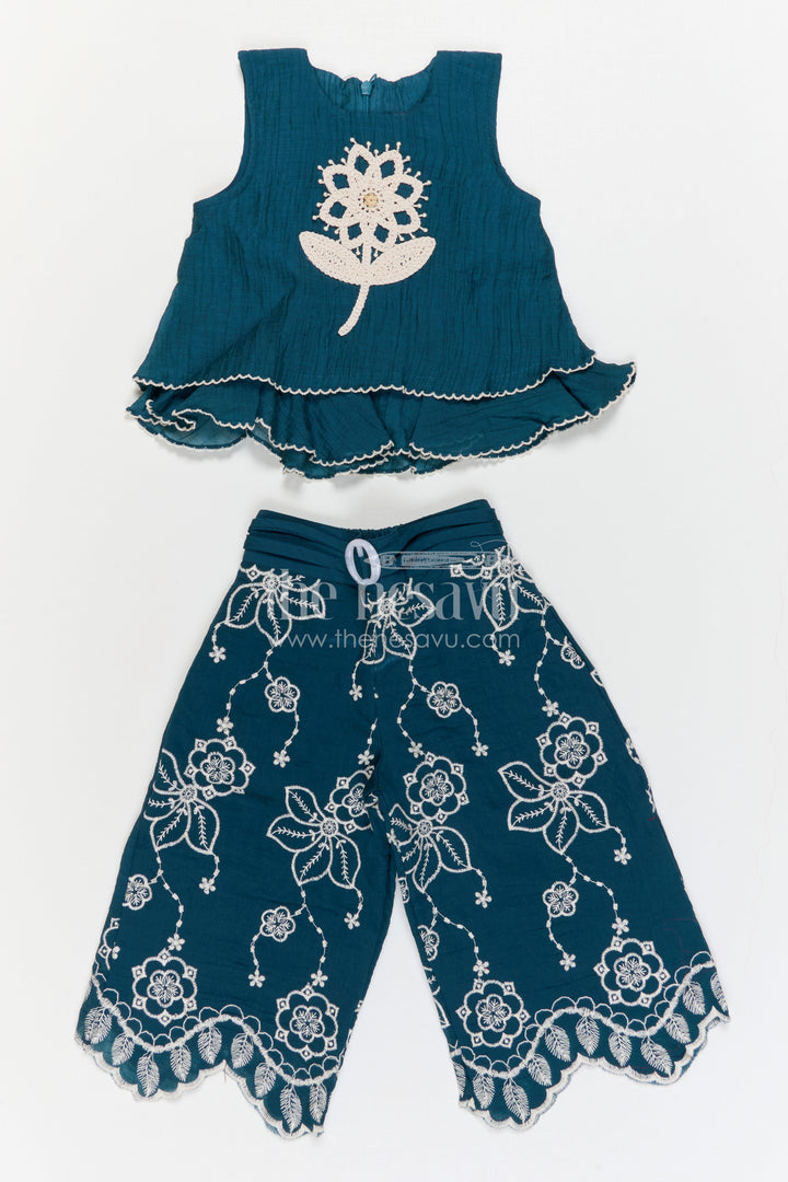 Girls Ethnic Sharara Outfit for Celebrations and Family Functions
