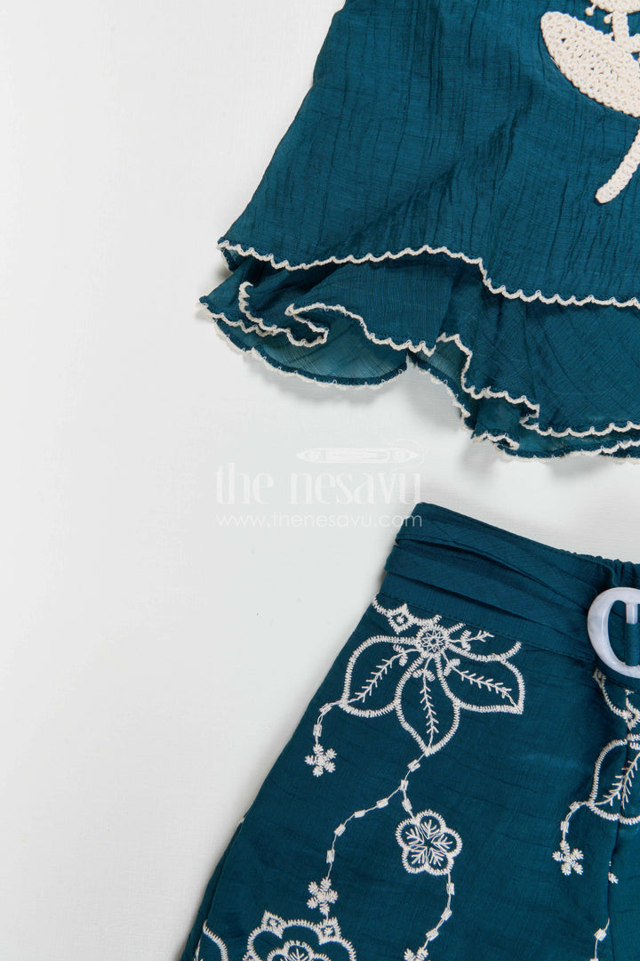 Girls Ethnic Sharara Outfit for Celebrations and Family Functions