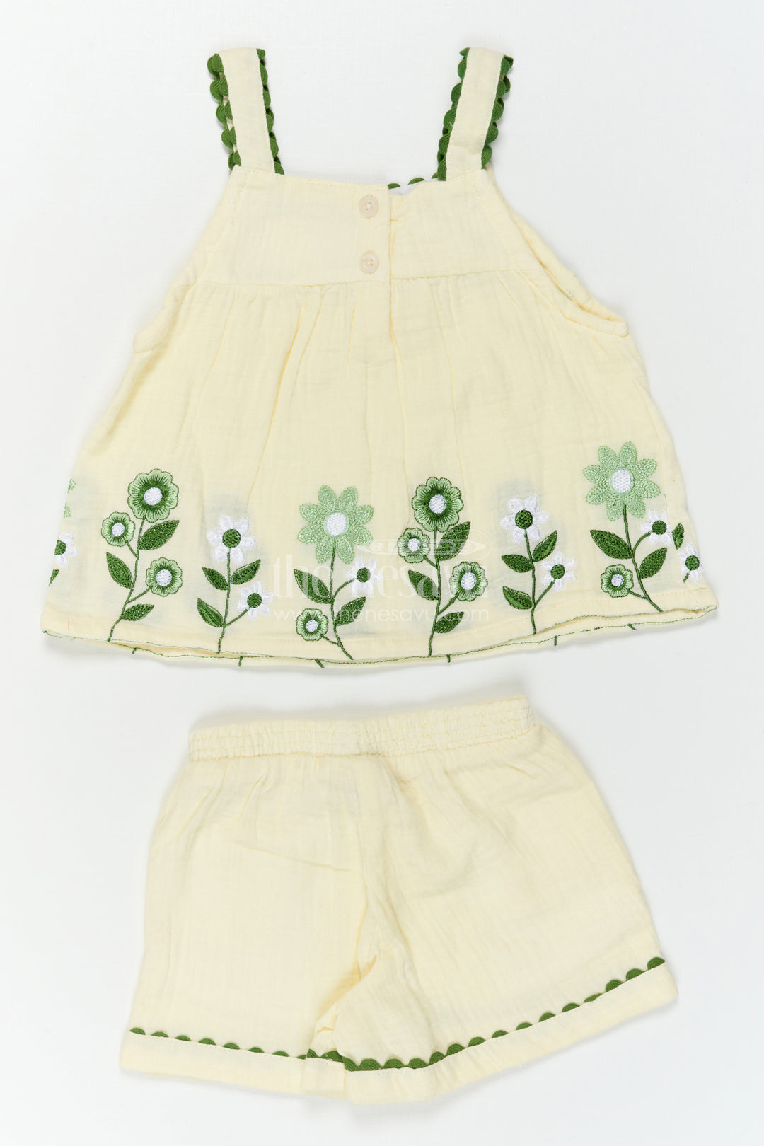 Baby Girl Muslin Outfit Set for Warm Weather and Daily Comfort