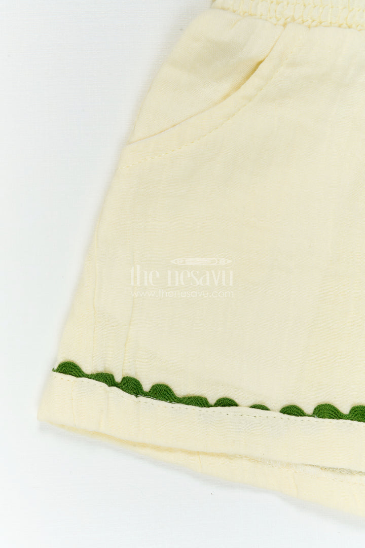 Baby Girl Muslin Outfit Set for Warm Weather and Daily Comfort
