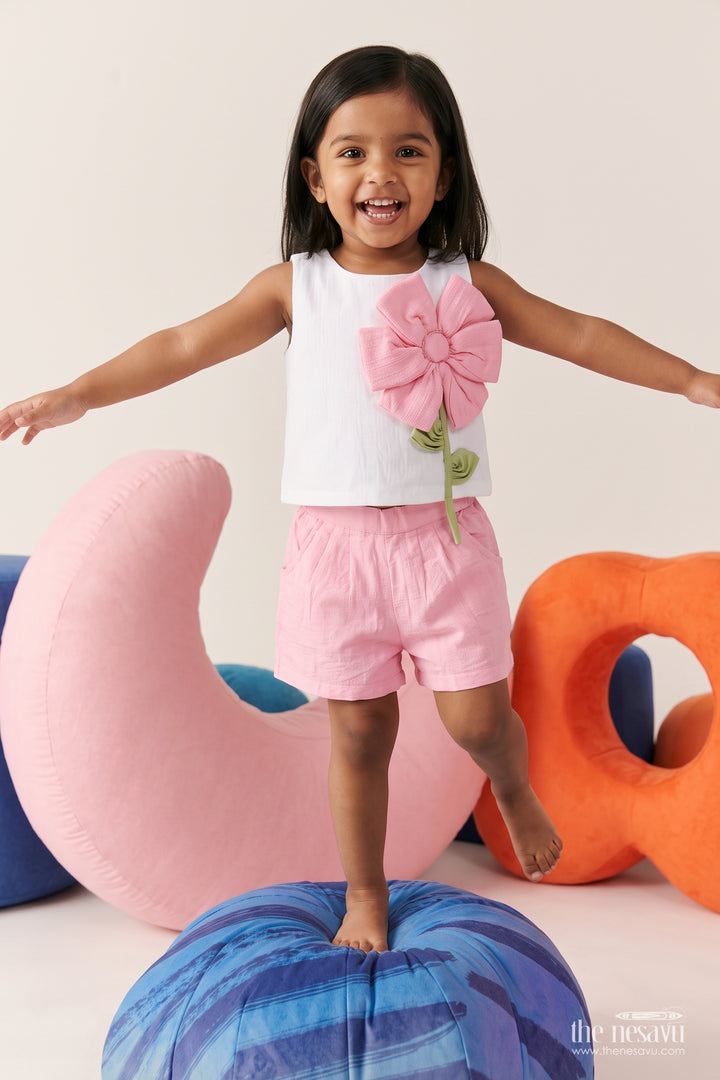 Girls Floral Co Ord Set for Birthday Photoshoots and Family Outings