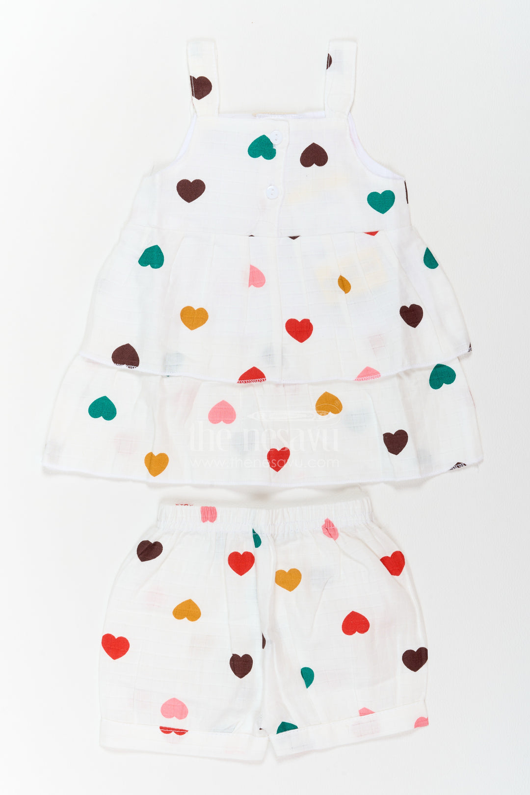 Girls Printed Muslin Co Ord Set for Birthdays Vacations and Cheerful Day Outings