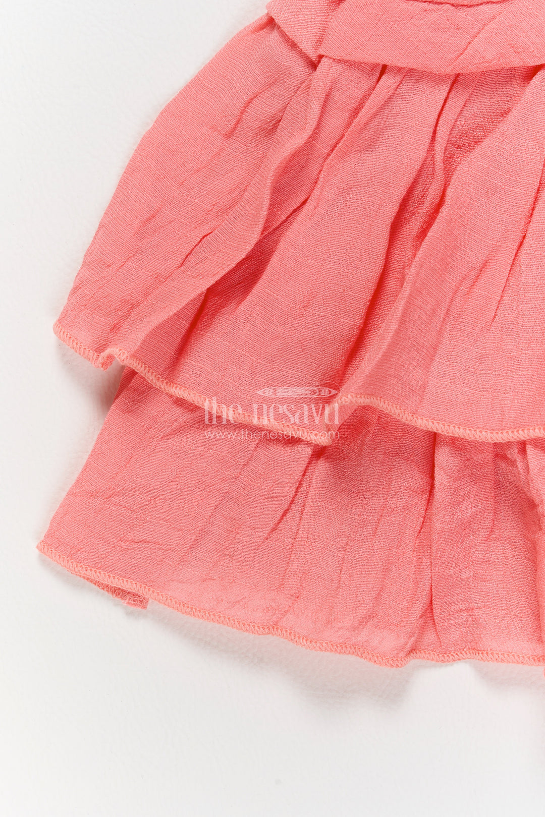 Girls Casual Set with Thread Embroidery for Family Functions