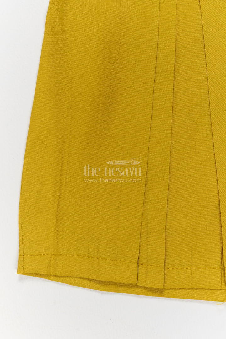 Girls Sharara Set in Yellow for Party Memories