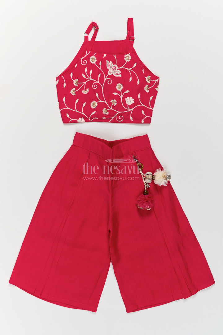 Sharara Dress for Girls in Pink for Traditional Events