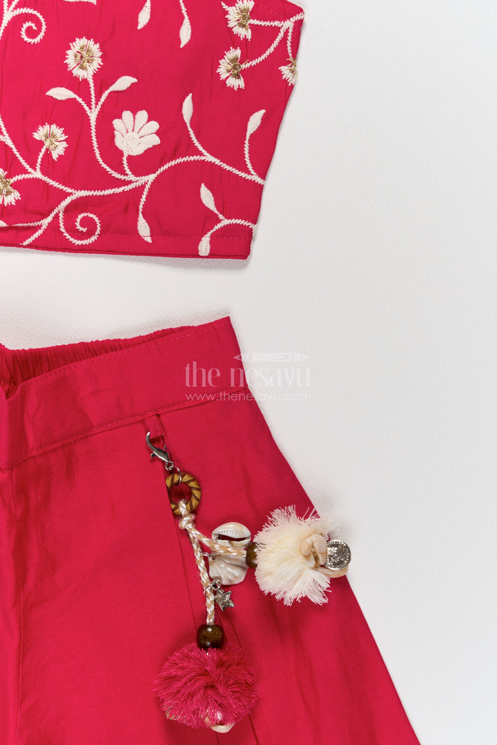 Sharara Dress for Girls in Pink for Traditional Events
