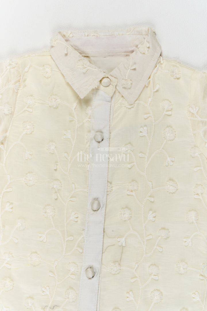 Two Piece Co Ord Set for Girls in Yellow for Family Celebrations