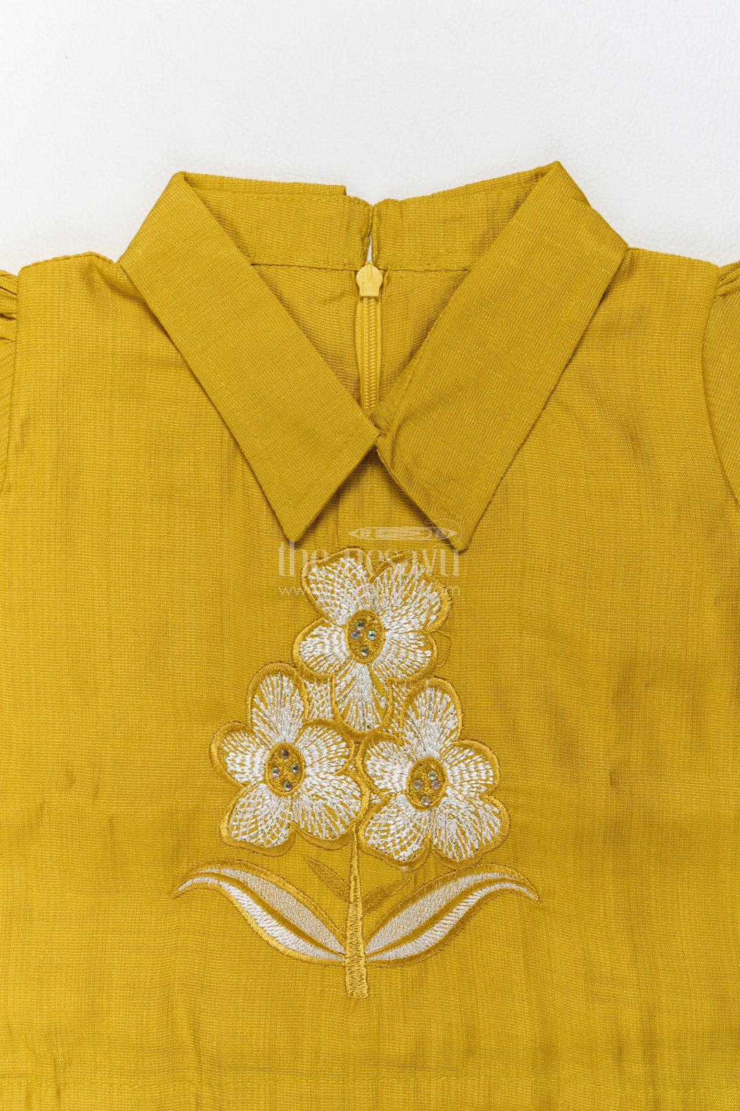 Girls Two Piece Outfit in Yellow for Celebrations and Photos