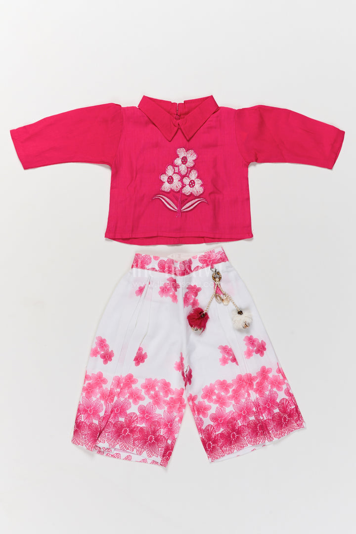 Girls Casual Set with Smart Tailoring for Family Functions