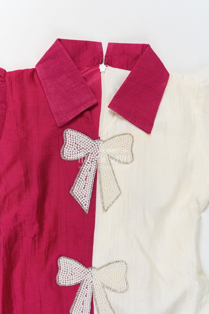 Girls Co Ord Set in Pink for Portrait Days