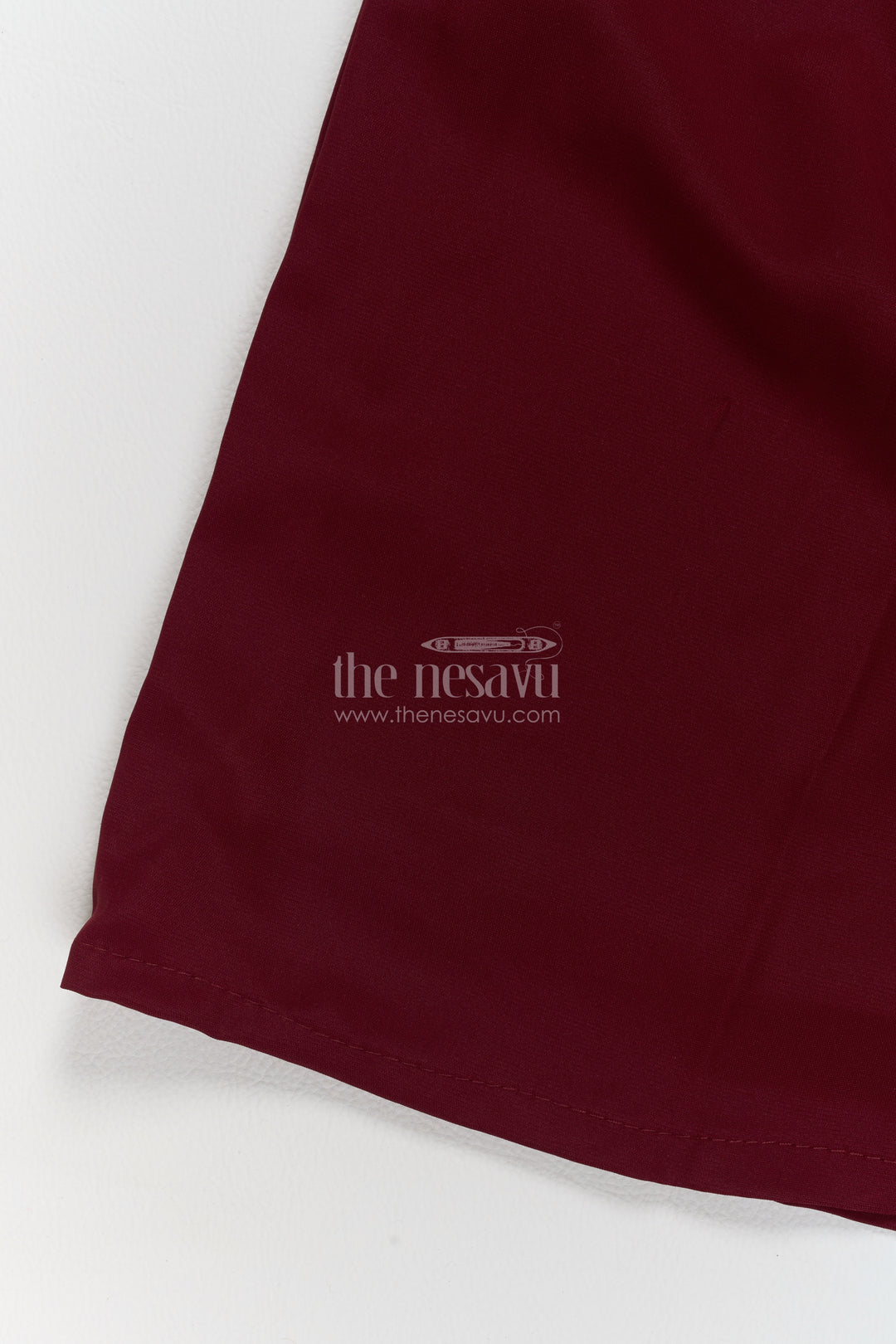 Girls Top and Pant Set in Maroon for Celebrations and Photos