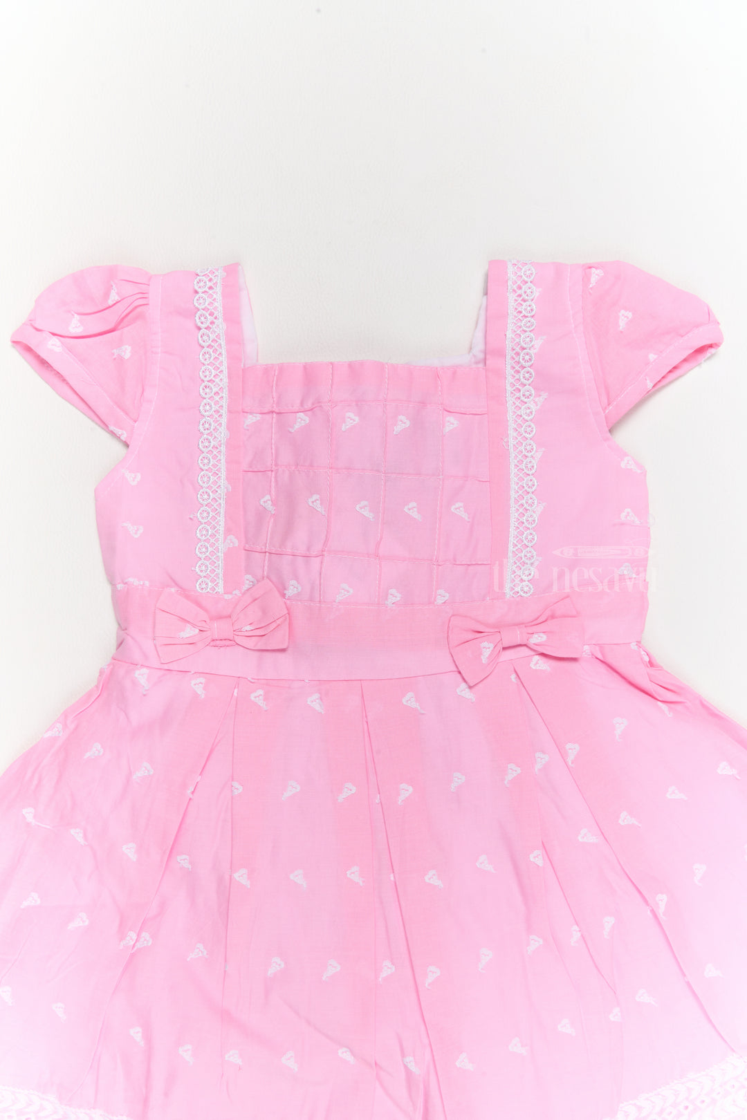 Best Cotton Dresses for Girls with Lace Trim and Bow Accents