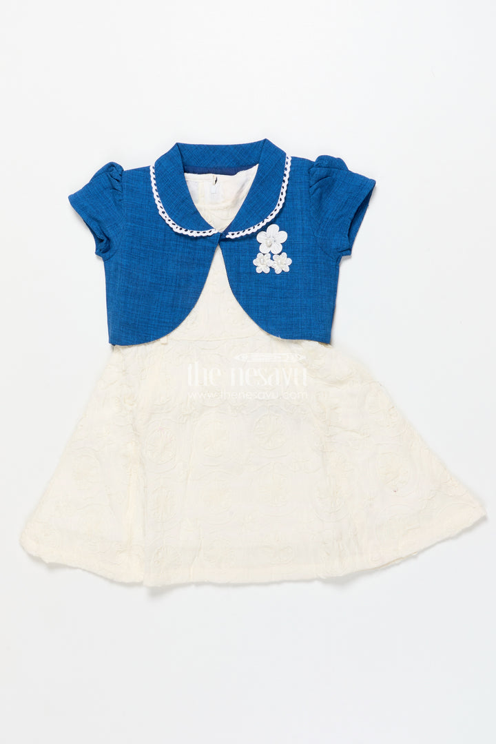 Baby Girl Frock with Jacket for Birthday and Casual Outings