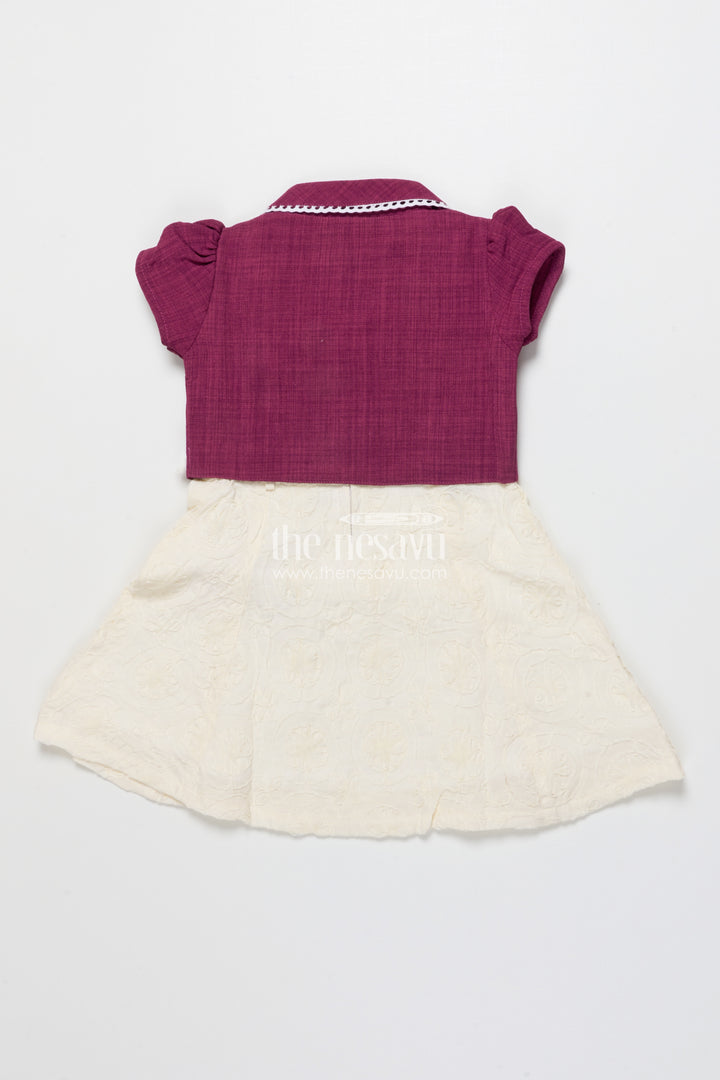 Baby Girl Frock with Jacket for Festive Gatherings and Family Events