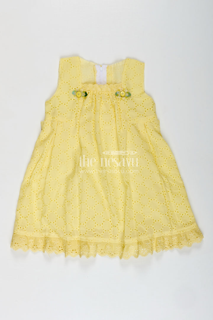 Hakoba Cotton Frock for Girls Lightweight Summer Dress