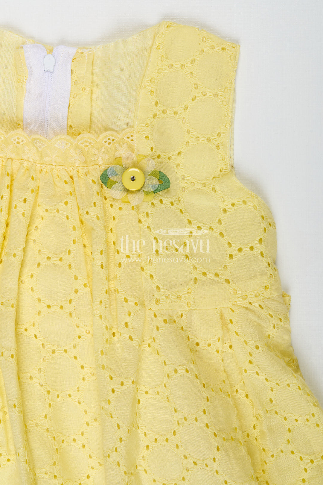 Hakoba Cotton Frock for Girls Lightweight Summer Dress