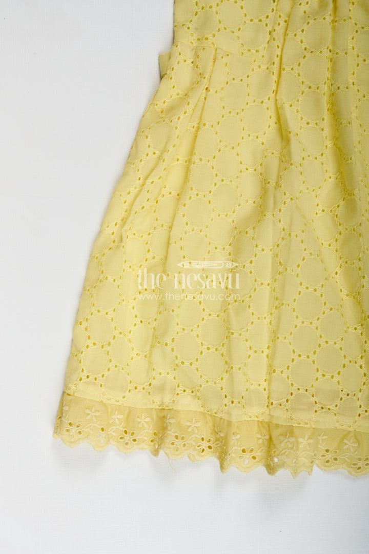 Hakoba Cotton Frock for Girls Lightweight Summer Dress