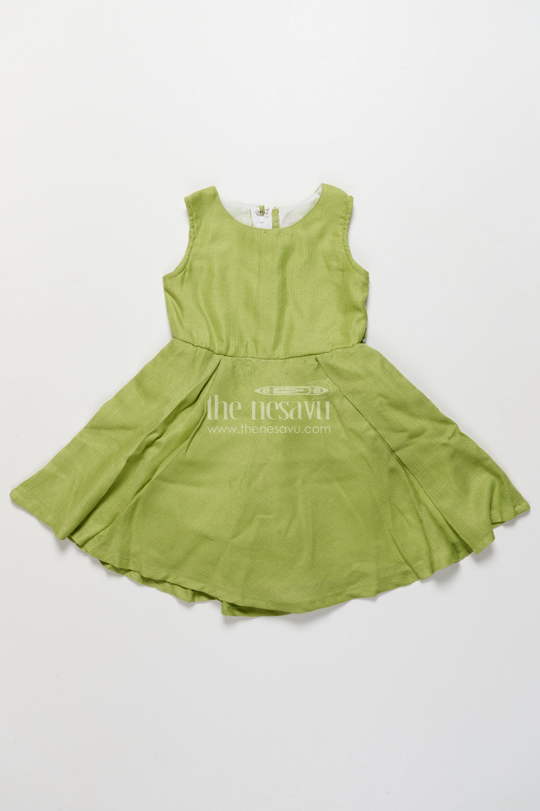 Ethnic Cotton Frock with Jacket for Girls Attending Family Functions