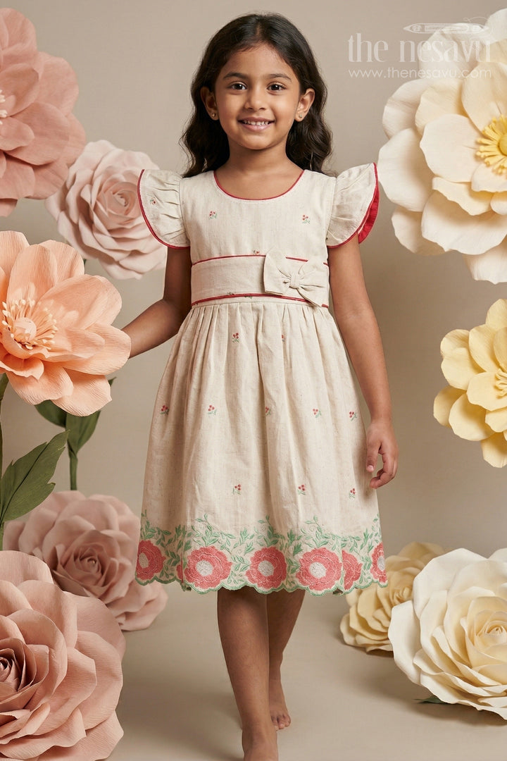 Girls Cotton Frock for Birthday Celebrations and Festive Gatherings